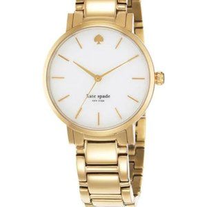 Kate Spade Kate Spade Gramercy Gold Stainless Steel Bracelet Watch